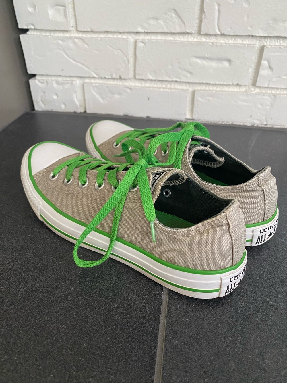 Converse All Star Low Top Sneakers Gray Green Unisex Women’s 8 / Men’s 6
